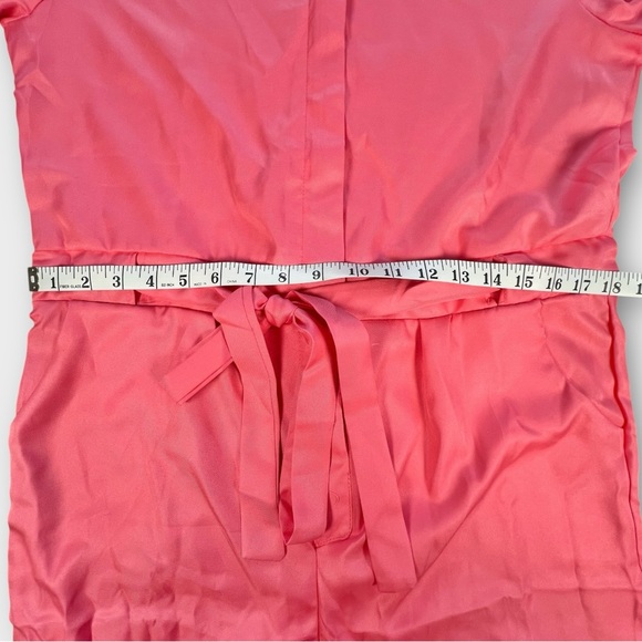 Barbie Costume Pink Long Sleeve Jumpsuit with Sunglasses and Earrings - Picture 8 of 8